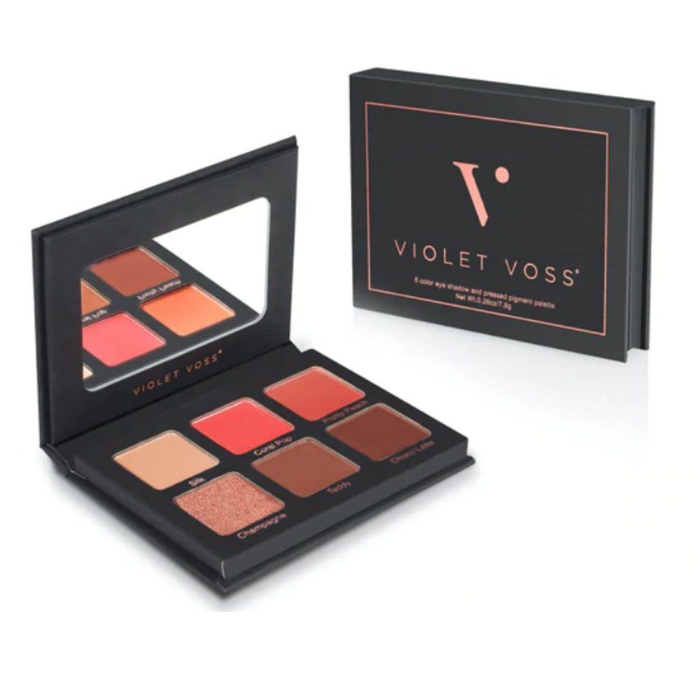 NIB Coral Pop 6-Color Eyeshadow Palette - Violet Voss - Picture 2 of 8